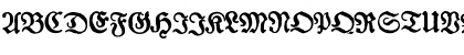 Gotyk Poszarpany Regular Font Gotyk Poszarpany Regular Font