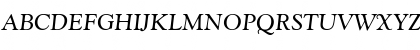 Goudy Becker Catalogue Italic Font