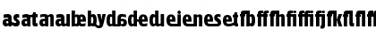 GovanOne-Ligature Regular Font GovanOne-Ligature Regular Font