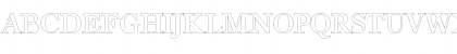 HadronCapsOutline Regular Font HadronCapsOutline Regular Font