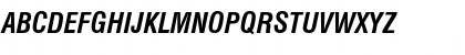 HalvettCondensed Bold Italic Font