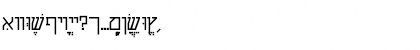 HebrModern Becker Normal Font HebrModern Becker Normal Font