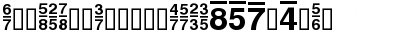 HeFractions Bold Font HeFractions Bold Font