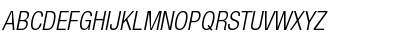 Helvetica Neue LT Com 47 Light Condensed Oblique Font