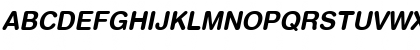 HelveticaRounded LT Bold Italic Font