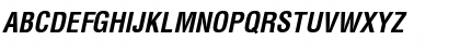 HelveticaCondensed Bold Italic Font