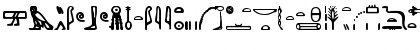 Hieroglyph Regular Font Hieroglyph Regular Font