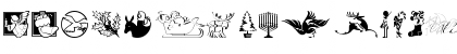 HolidaySymbols-Plain Medium Font HolidaySymbols-Plain Medium Font