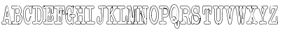 Hollow Type Regular Font Hollow Type Regular Font