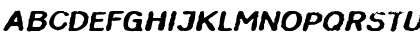 InkbleedExtended Oblique Font InkbleedExtended Oblique Font