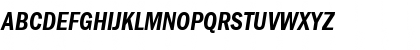 ITC Franklin Gothic LT Com Demi Condensed Italic Font ITC Franklin Gothic LT Com Demi Condensed Italic Font