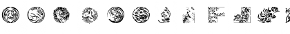 Japanese Designs Regular Font Japanese Designs Regular Font