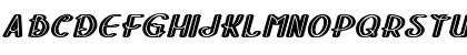 Stripes and Ribbons Italic Font Stripes and Ribbons Italic Font