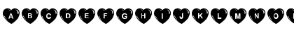 JLR Simple Hearts Regular Font