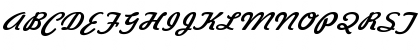 Jott43Wide Italic Font