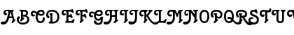 K1996 J Tender Font