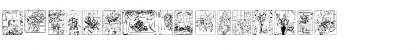 KR Color Me Window Scenes Regular Font KR Color Me Window Scenes Regular Font