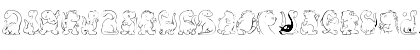 KR Nicky's Dinos Regular Font KR Nicky's Dinos Regular Font