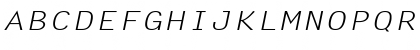Lechter Extended Italic Font