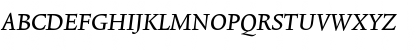 Lexicon No1 Italic A Tab Font