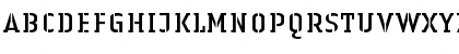 LTAuthenticStencil Regular Font