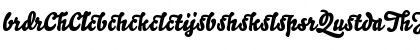 Bello Script Ligatures Regular Font