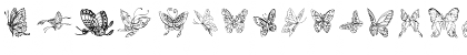 LSButterflies Regular Font LSButterflies Regular Font