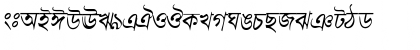 BengaliDhakaSSK Italic Font