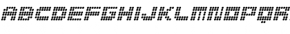 MedLed Italic Font MedLed Italic Font