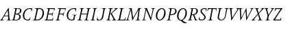 Metaphor Italic Font