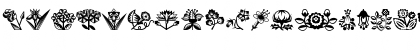 Mini Pics Lil Flowers Font Mini Pics Lil Flowers Font