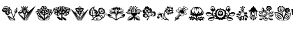 MiniPics LilFlowers Font MiniPics LilFlowers Font