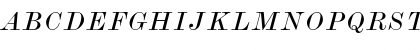 ModernMT Wide Italic Font ModernMT Wide Italic Font