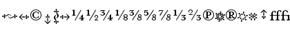 MrsEavesFractions Regular Font