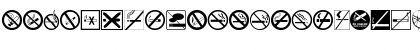 NoSmoking Regular Font
