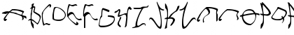 001 Stretched-Strung Regular Font 001 Stretched-Strung Regular Font