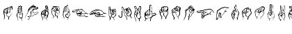 AbcAmSignLang Regular Font AbcAmSignLang Regular Font