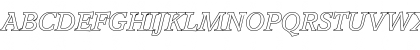 AccoladeOutline Italic Font AccoladeOutline Italic Font