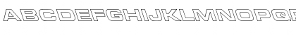 Aero Extended Hollow Lefty Regular Font Aero Extended Hollow Lefty Regular Font