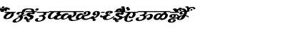 AkrutiDevKailas BoldItalic Font AkrutiDevKailas BoldItalic Font