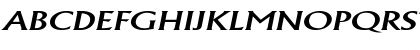 AlbertaWide Italic Font