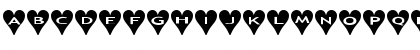 AlphaShapes hearts Normal Font