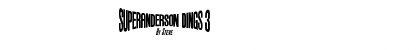 Anderson Dings 3 Regular Font Anderson Dings 3 Regular Font