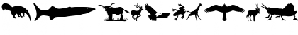 AnimaliSilhouetti Regular Font