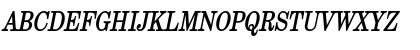 Annual-Condensed Bold Italic Font