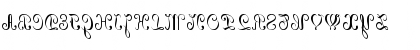 ArabescoScriptSSK backwards Regular Font