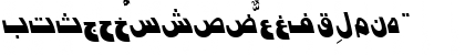 Arabic7ModernSSK Italic Font