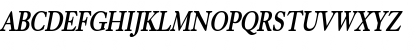 BlissCondensed BoldItalic Font BlissCondensed BoldItalic Font
