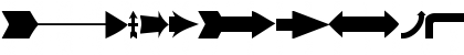 Arrows#1 Regular Font Arrows#1 Regular Font