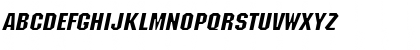 Block-Extended Italic Font